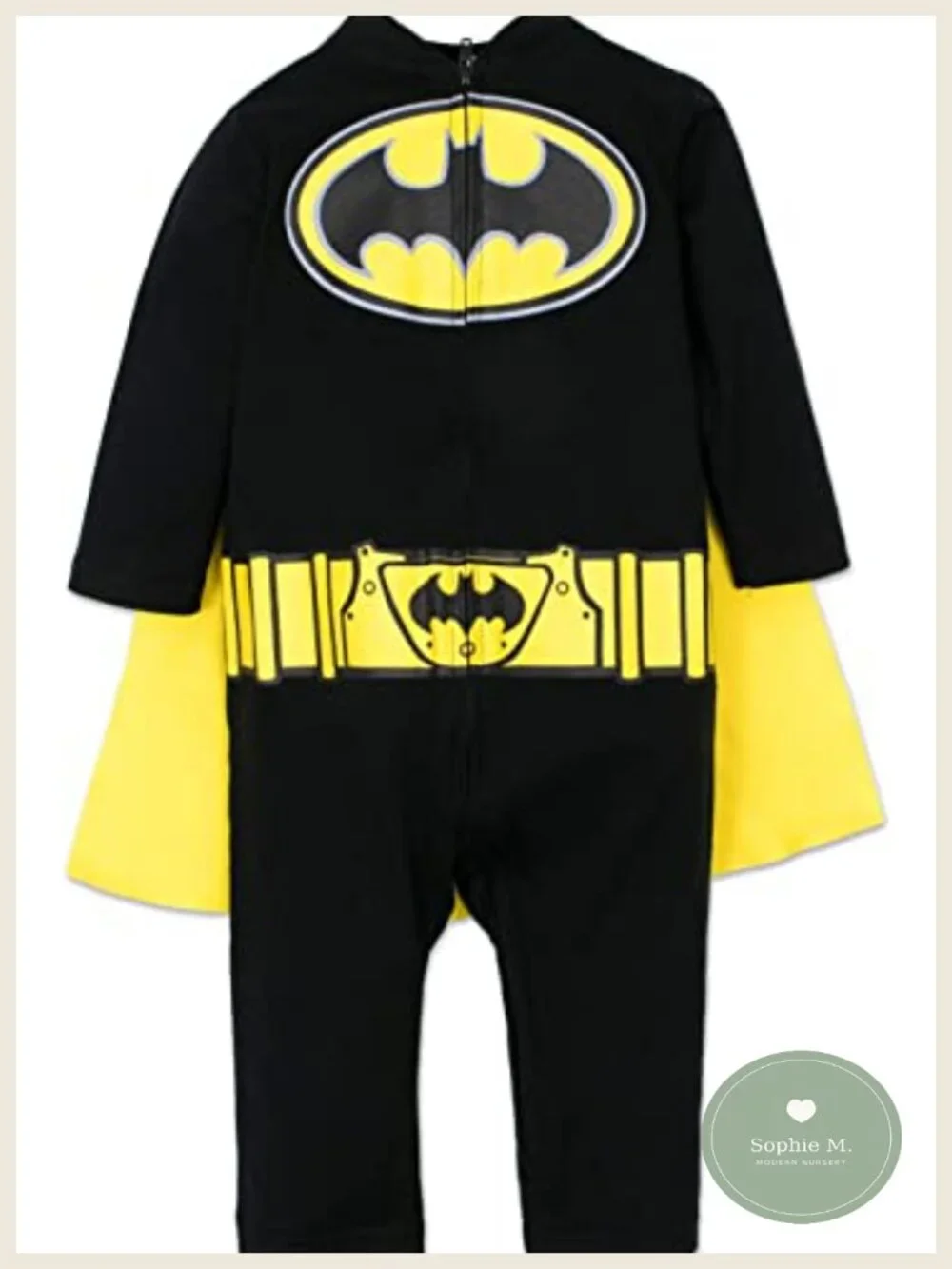 Justice League Cosplay One Piece Coverall with Detachable Cape Baby Boys Costume